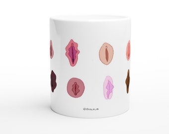 Mug Vulves de toutes les couleurs ! Cadeau parfait pour vous ou votre bestie !