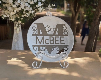 Personalized Custom Decorative Beveled Display Mirror