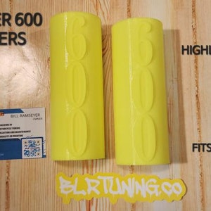 CAN-AM RYKER 600 Shock Covers that say 600