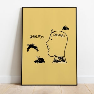 Father Ted Print - Reality vs Dreams Dougal Maguire Father Ted TV Print - Funny Father Ted Print, Funny TV Print, Father Ted Art Print