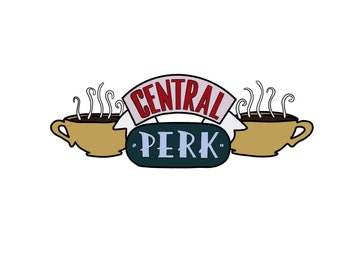 Friends Central Perk Cafe TV Serie Sitcom Sticker Sheet Stickers Aufkleber