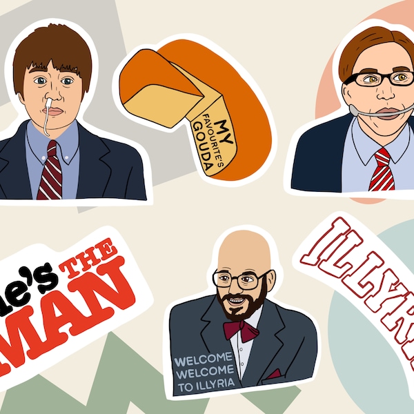 She's the Man Sticker Pack - decal stickers for laptop, . She's the Man Movie, Amanda Bynes, Channing Tatum, Movie Stickers