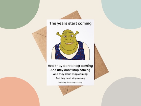 Shrek meme | Greeting Card