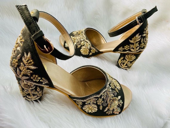 Buy Tan Heeled Sandals for Women by Svrnaa Online | Ajio.com
