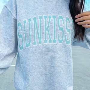 Sunkissed Oversized Crew Neck Sweatshirt main image 0