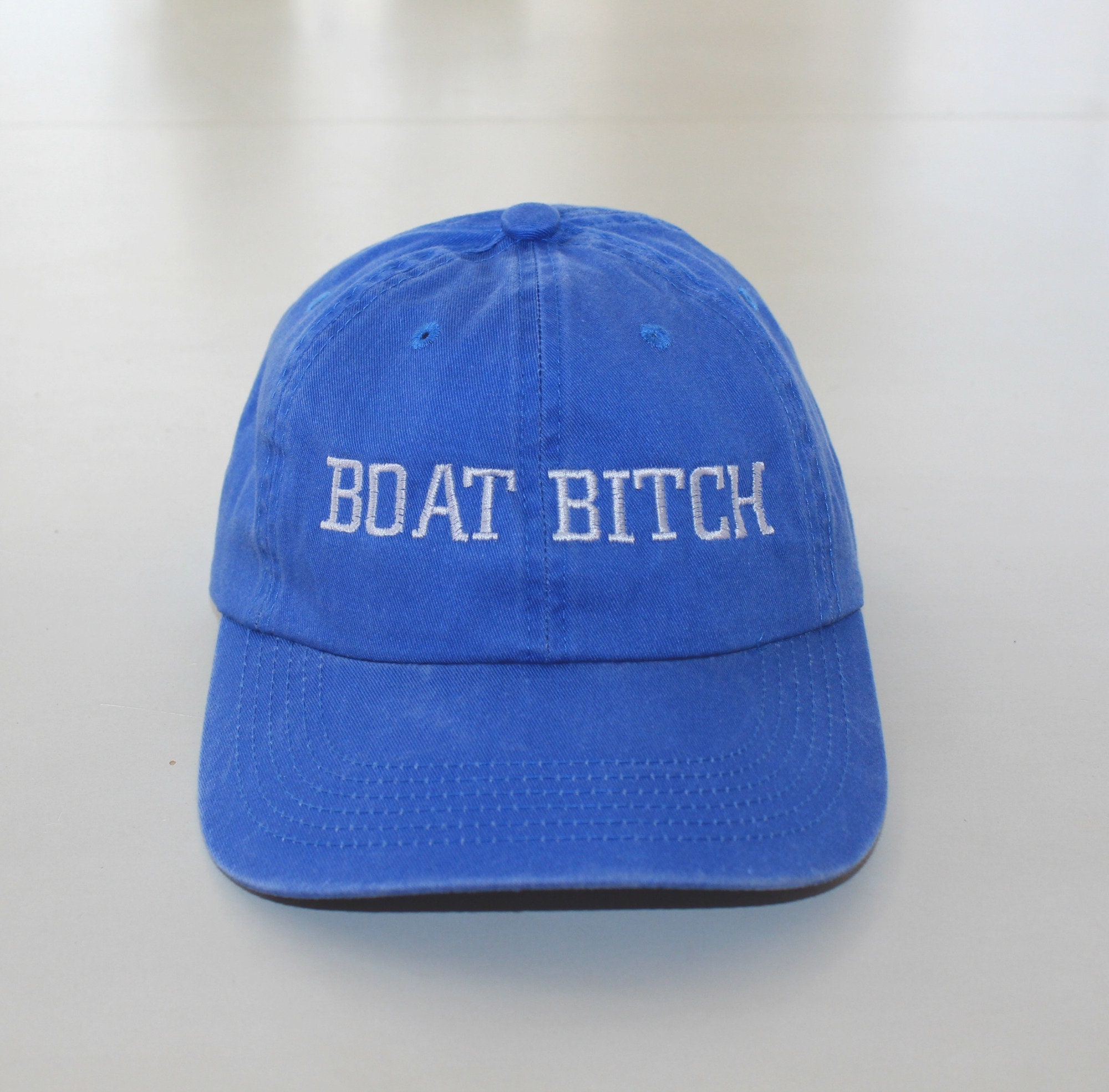 Boat Bitch Hat, Embroidered Hat, Bachelorette Party Hat, Low Profile Hat,  Pigment Dyed, Unstructured Ball Cap Distressed Vintage Look -  Canada