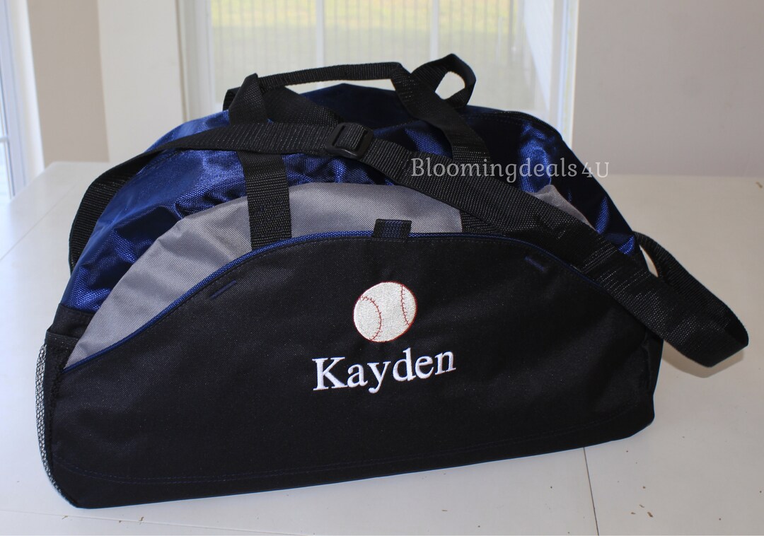 Custom Duffle Bag, Embroidered Sports Bag, Personalized Gym Bag