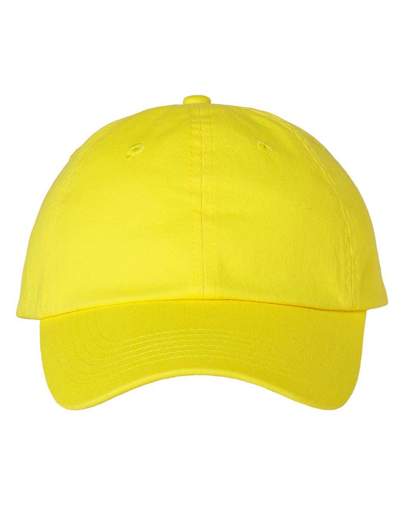 Neon Baseball Cap, Neon Classic Dad Hat, Bachelorette Party Hats, Beach Hat, Lake Hat, Summer Hat, Neon Yellow