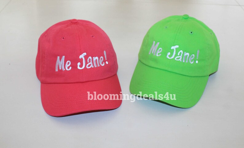 Neon Baseball Cap, Neon Classic Dad Hat, Bachelorette Party Hats, Beach Hat, Lake Hat, Summer Hat, image 1
