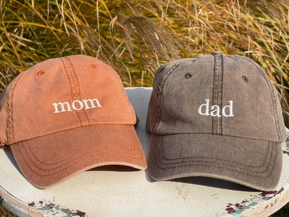 Mom and Dad Baseball Caps Pregnancy 