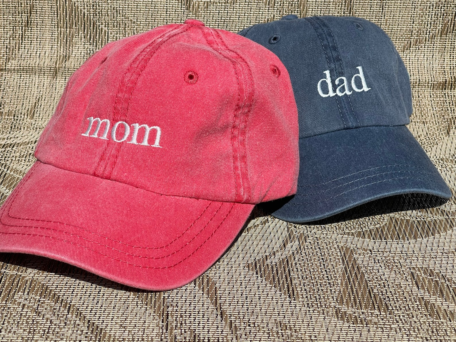Mom and Dad Hats Pregnancy Announcement Hat Gender Reveal Etsy