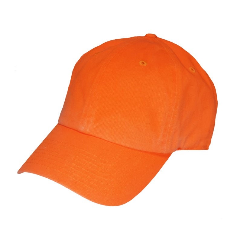 Neon Baseball Cap, Neon Classic Dad Hat, Bachelorette Party Hats, Beach Hat, Lake Hat, Summer Hat, Neon Orange