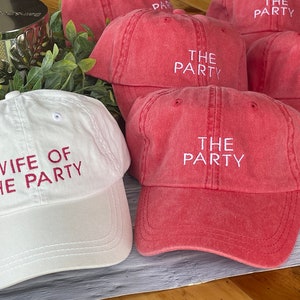Custom Bachelorette Hats, Party Vibes, Tequila Vibes, Beach Vibes, Embroidered Hats, Wife If The Party, The Party