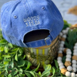 Add Text Embroidery To Cap Back