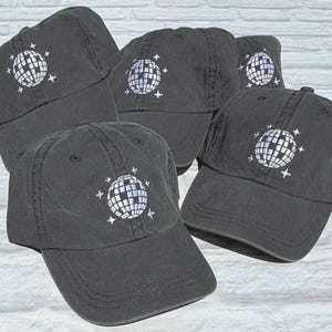 Disco Party Favor, Bachelorette Party Baseball Caps, Wife Of The Party, The Party Hats, Wife Vibes-Drunk Vibes Hats,  Party Vibes