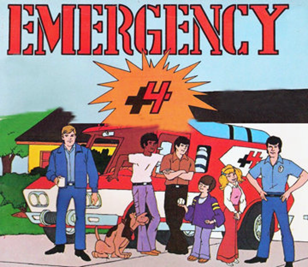 EMERGENCY 4 CARTOON SHOW on Dvd Etsy