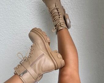 Prada nude boots Clearance