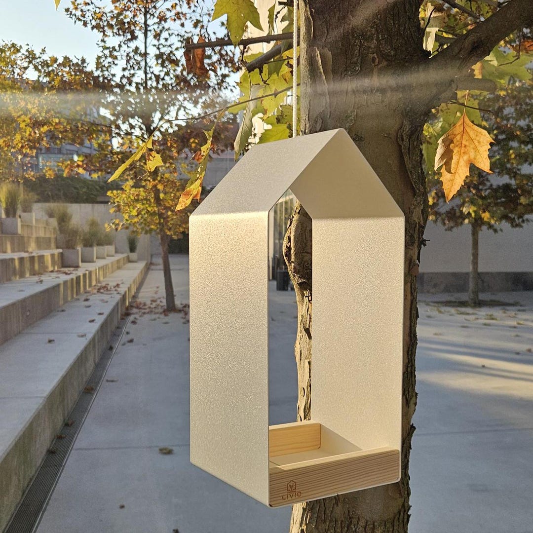 Modern Bird Feeder | Minimalist Bird Feeder | bird House | Hanging Bird ...