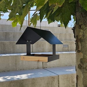 Modern bird feeder | minimalist bird feeder | bird house | hanging bird feeder | bird lover