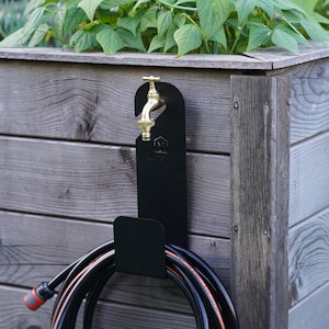 Metal Garden Hose Holder | Water Hose Holder | Iron Garden Hose Pipe | Hose Holder | Garden Decor |