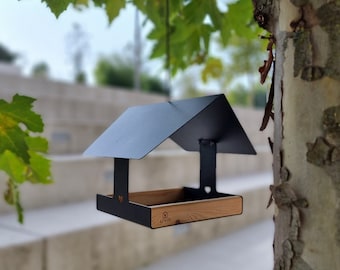 Modern bird feeder | minimalist bird feeder | bird house | hanging bird feeder | bird lover