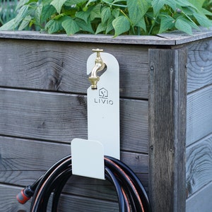 Metal Garden Hose Holder | Water Hose Holder | Iron Garden Hose Pipe | Hose Holder | Garden Decor |