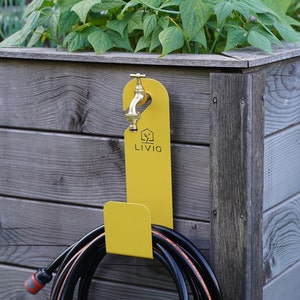 Metal Garden Hose Holder | Water Hose Holder | Iron Garden Hose Pipe | Hose Holder | Garden Decor |