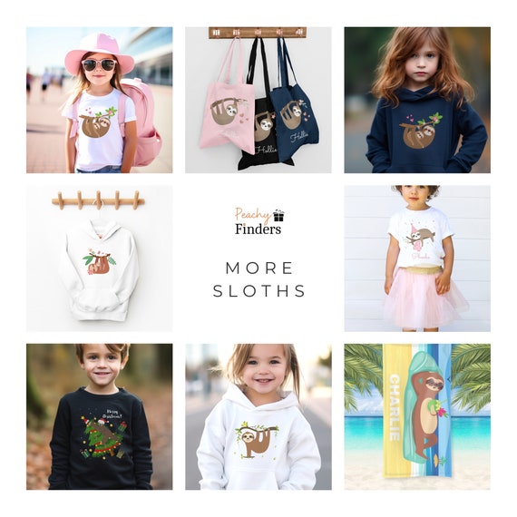 Girls sloth best sale clothes