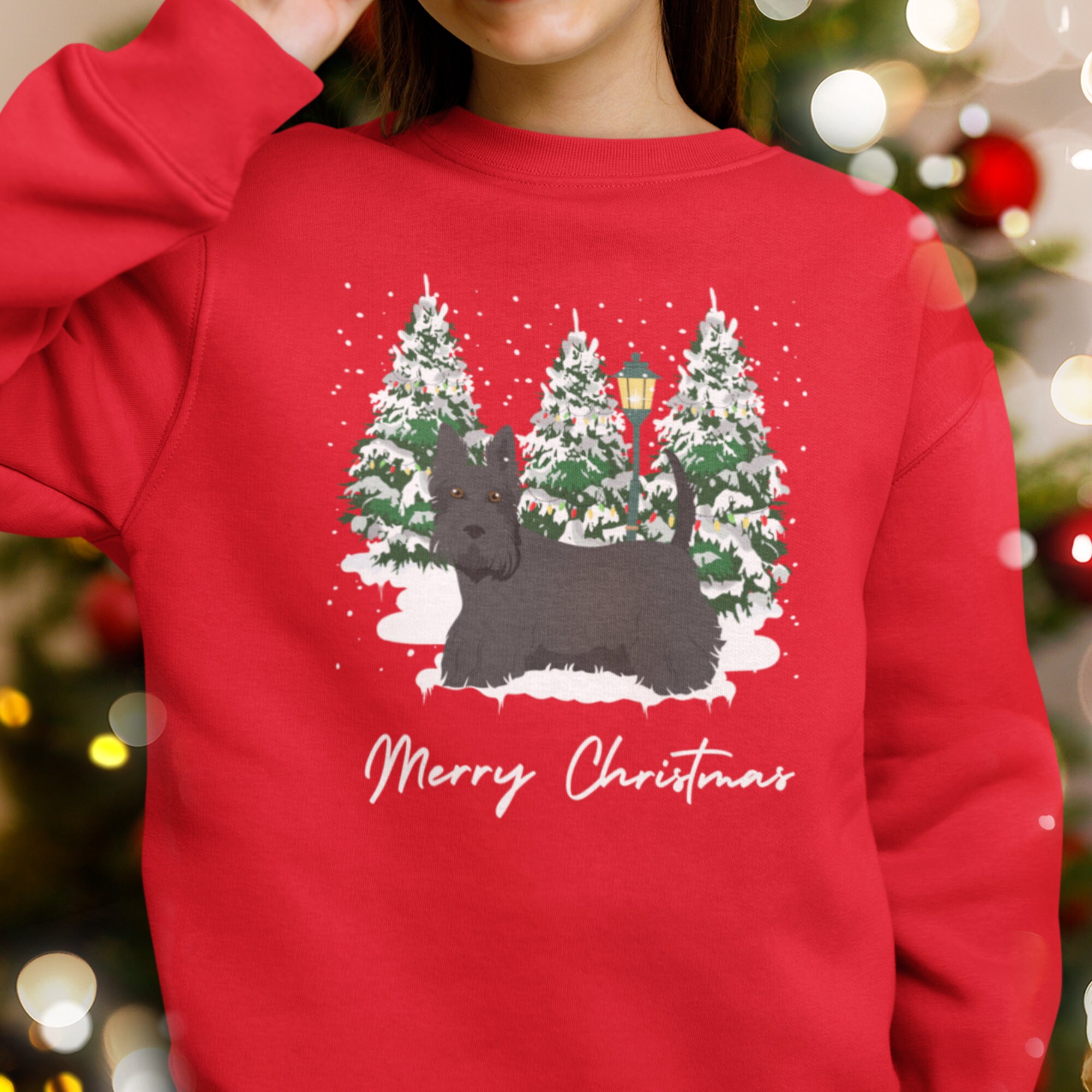 Scottie Dog Sweater - Etsy UK