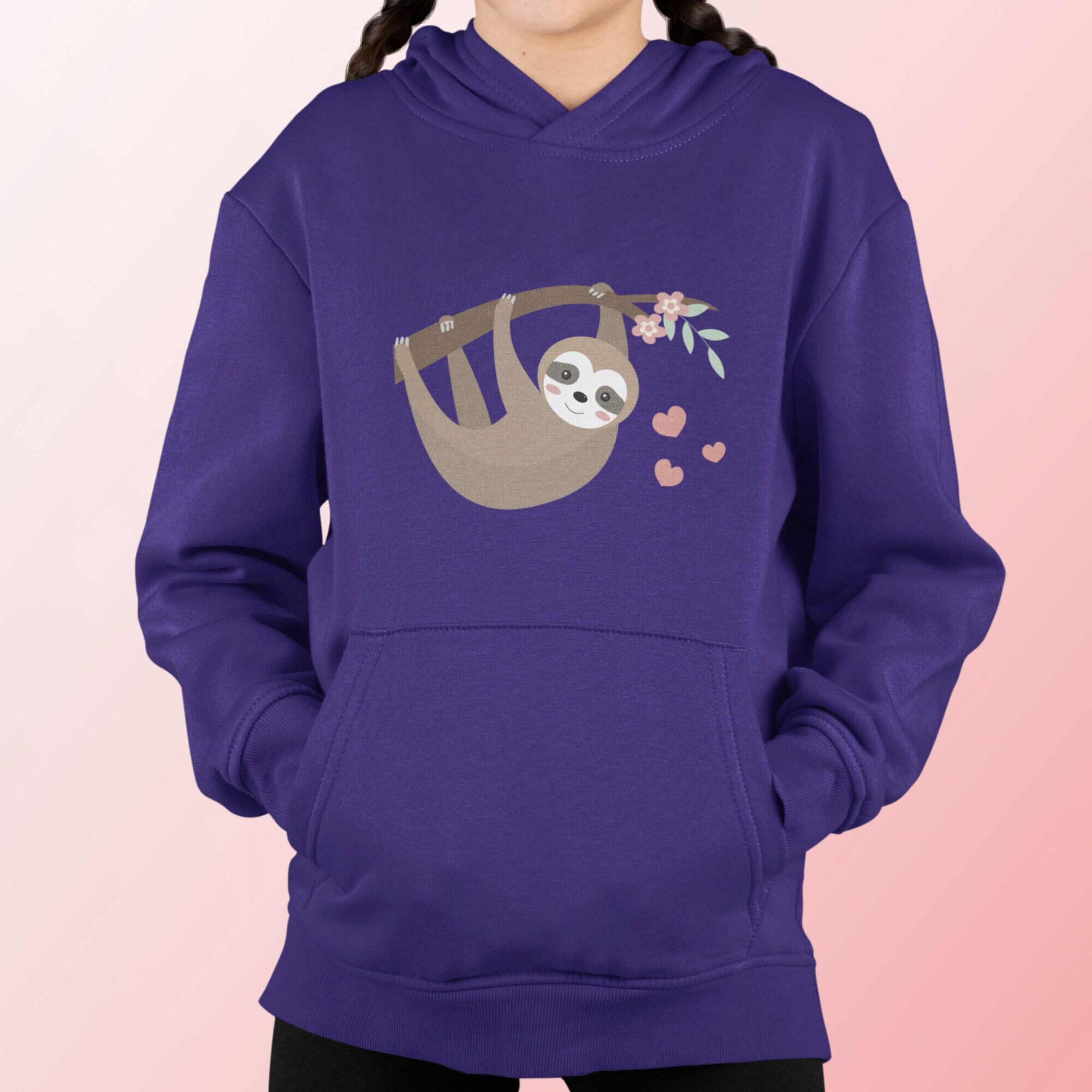 Sloth Hoodie - Etsy