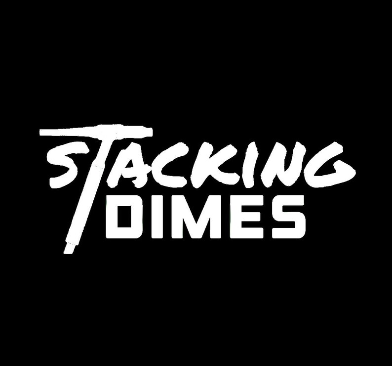 Stacking Dimes Vinyl Decal/sticker Etsy