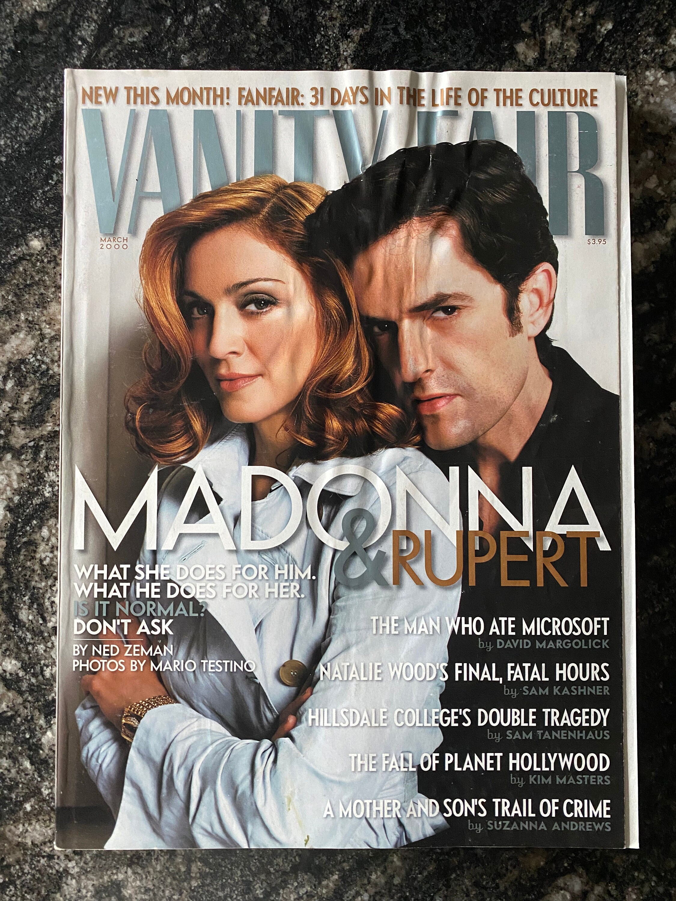 美品 MADONNA マドンナ 表紙雑誌 2007年 Vanity Fair（US雑誌