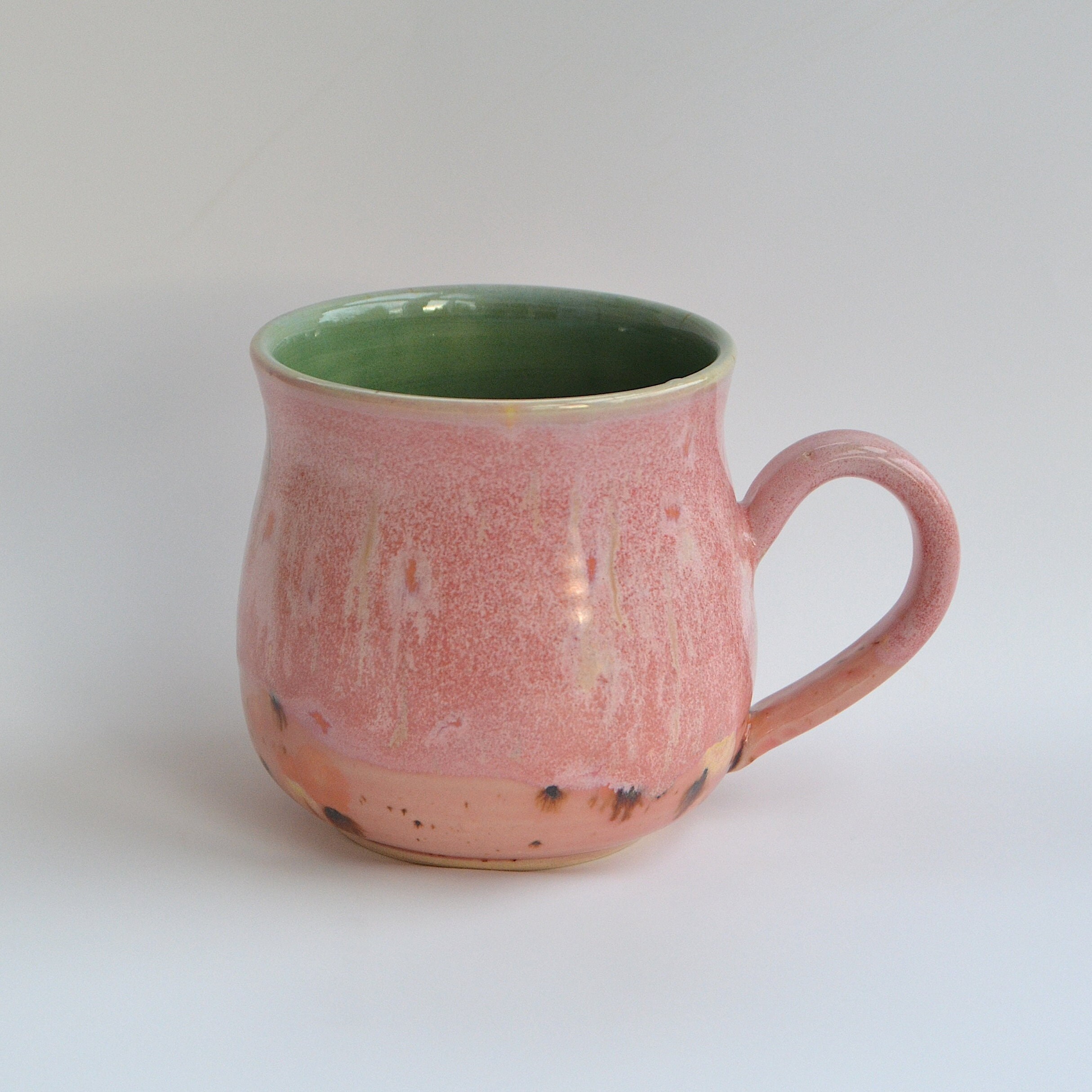 Rosa Piggy Keramik Kaffee Becher 400ml Nette Tee Tassen mit