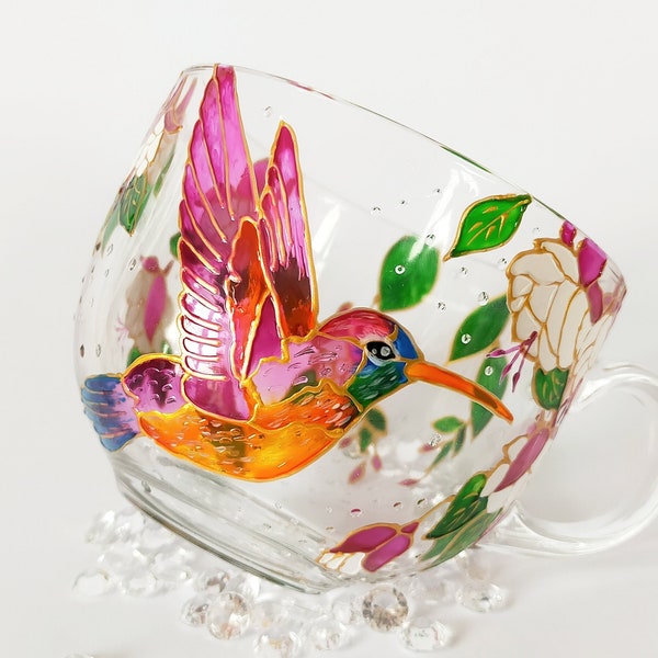 Hummingbird Mug, Personalized Hummingbird Coffee Mug, Hummingbird Gifts for Women, Christmas Gift for Mom