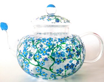 Schmetterling Glas Teekanne Geschenk Für Muttertag Produktbild-Vorschau 7