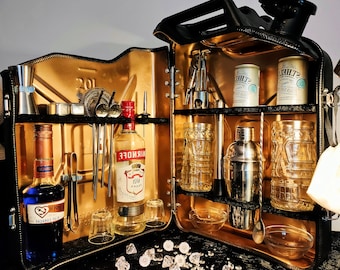 Jerry Can Bar, Cocktail Cabinet, Groomsman Gift, Drinks Cabinet, Father&#39;s Day Gift, Personalized Gifts