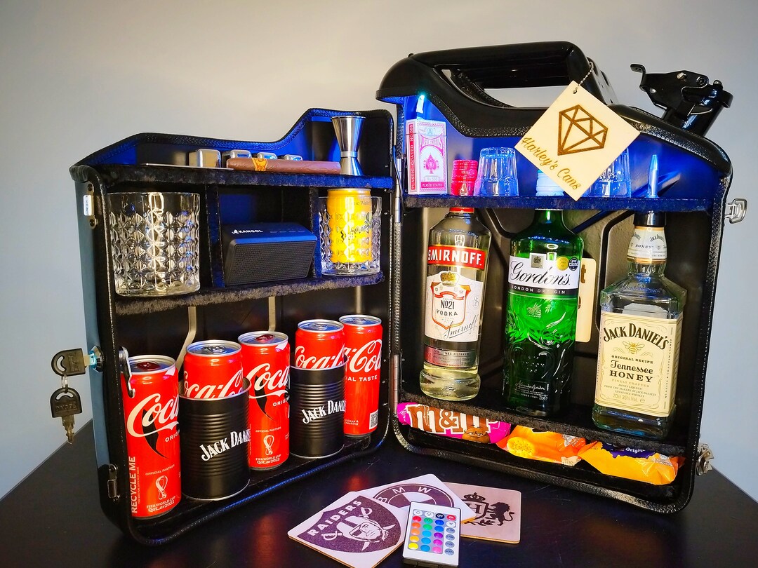 Gas Can Bar Jerry Can Mini Bar Gift for Him Drinking Etsy
