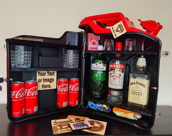 Gas Can Bar, Fathers Day, Best Pal Gift, Jerry Can Bar, Groomsman Gift, Hunters Gift, Anniversary Gift for Husband, Gift for Hubby, stepdad