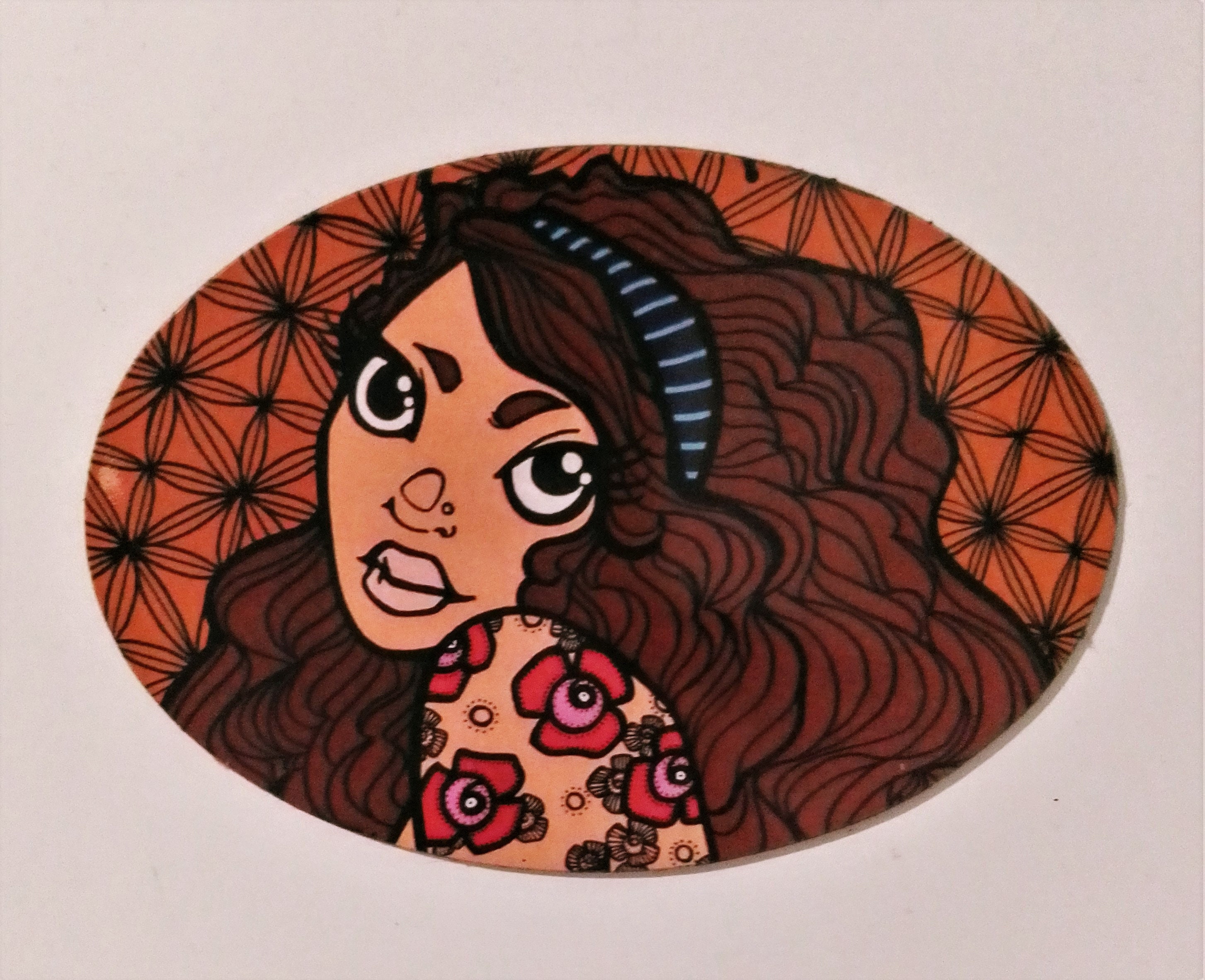 Magnet Femme Tatouée