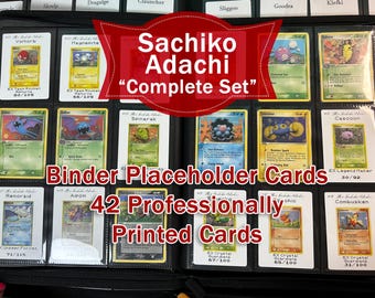 Yuka Morii Complete Set Binder Placeholder Cards – 217
