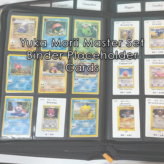 Artist Yuka Morii Master Set Binder Placeholder Organizing Cards - Poke - Complete Set English and Japanese ALL Artwork Through Mega 2026