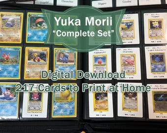 Yuka Morii Complete Set Binder Placeholder Cards (Digital Download)