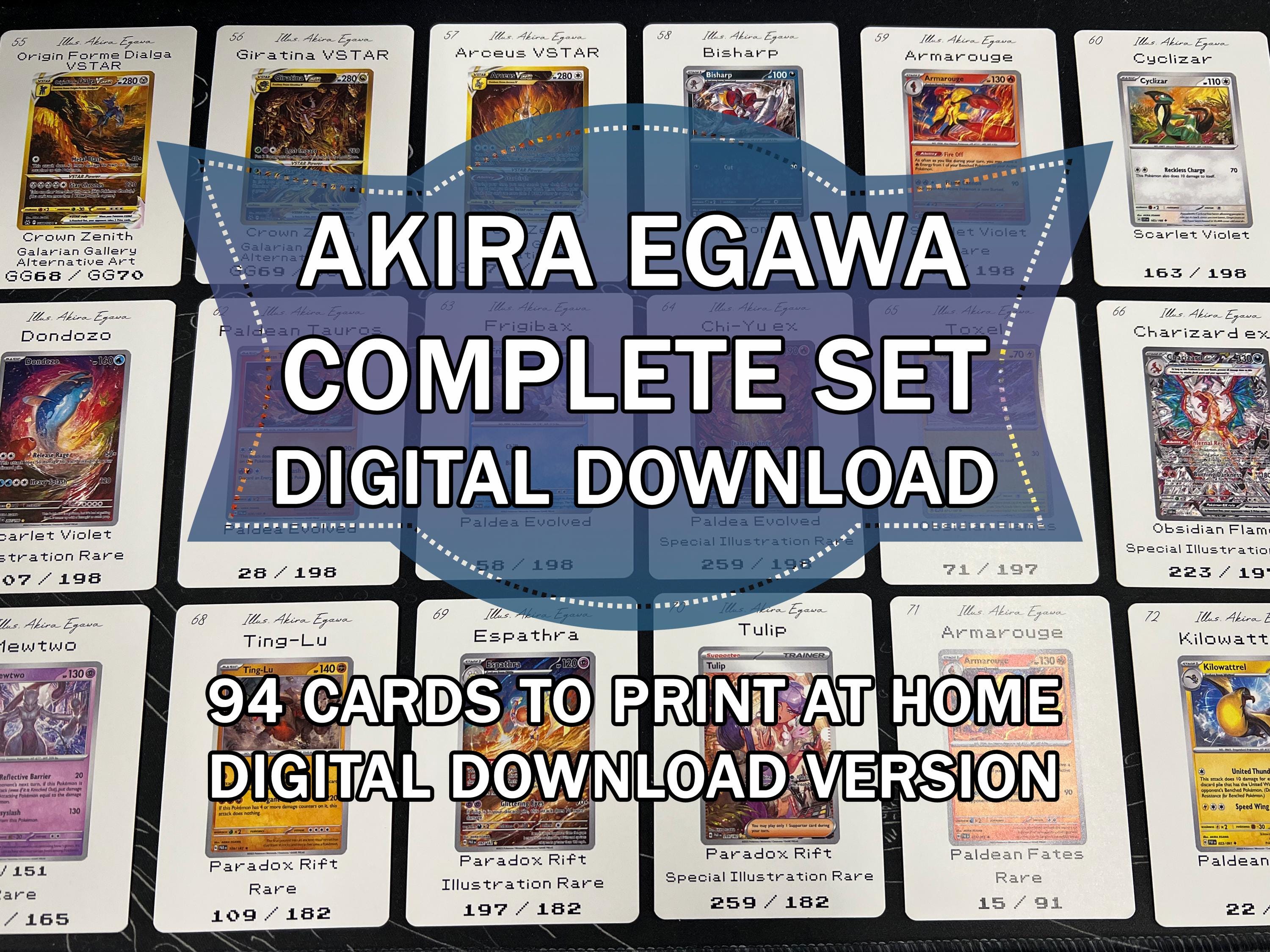Akira Trading Cards - Etsy