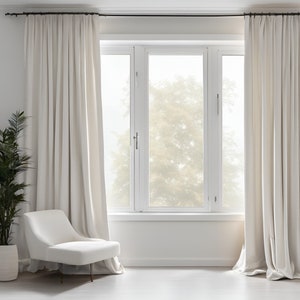 Extra Wide Velvet Curtain panels for living room, for bedroom, Custom Size Curtain Panels, for bedroom, Rod Pocket, Grommet, Hook/Rings
