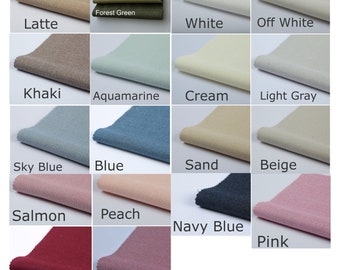 Faux Linen Fabric Sample Package All Colors