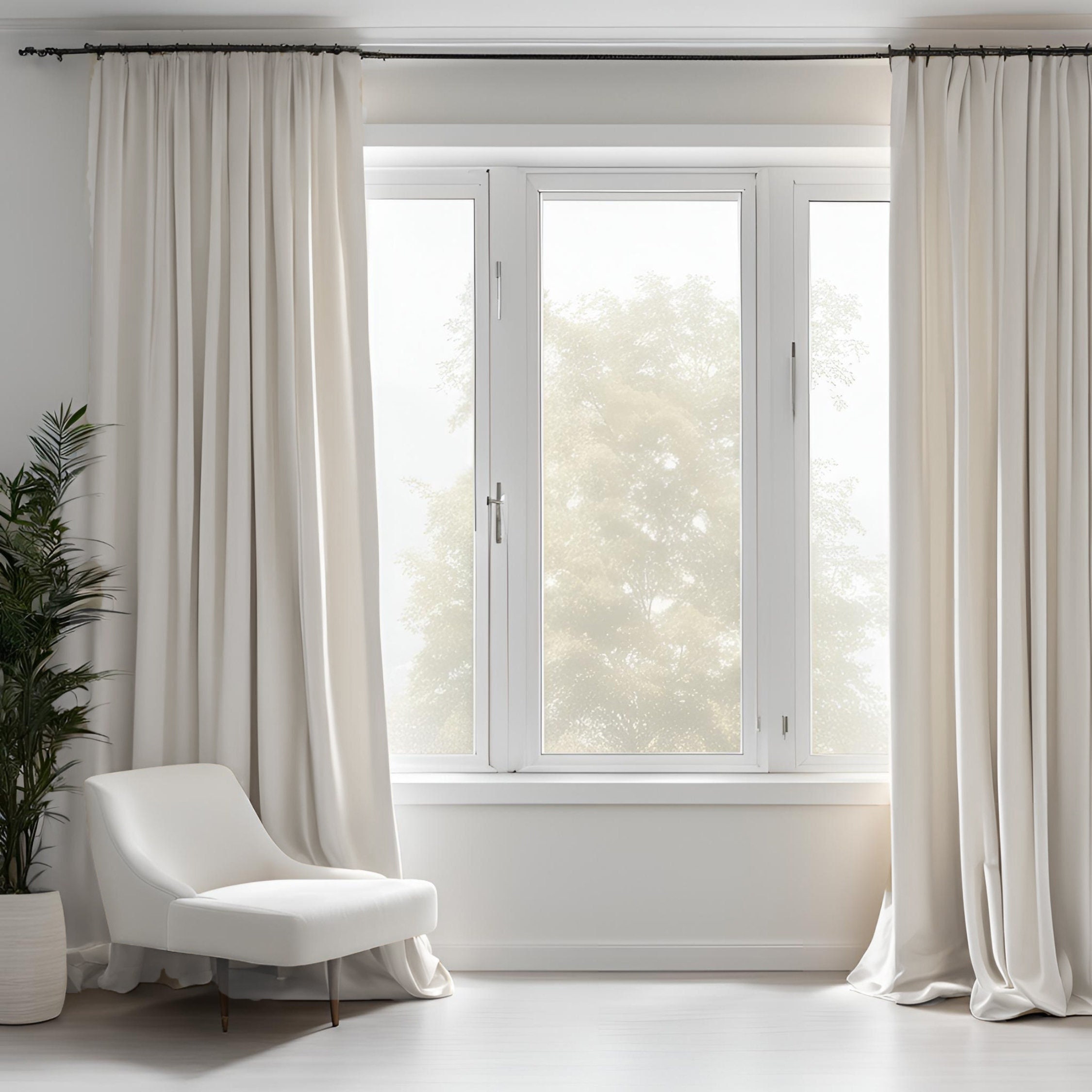 Extra Wide Velvet Curtain panels for living room, for bedroom, Custom Size Curtain Panels, for bedroom, Rod Pocket, Grommet, Hook/Rings