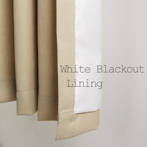 Add Blackout Lining or Privacy Lining to The Curtains, Curtains are NOT included, Add on for curtains, drapes, Not to be sold separately