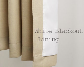 Add Blackout Lining or Privacy Lining to The Curtains, Curtains are NOT included, Add on for curtains, drapes, Not to be sold separately