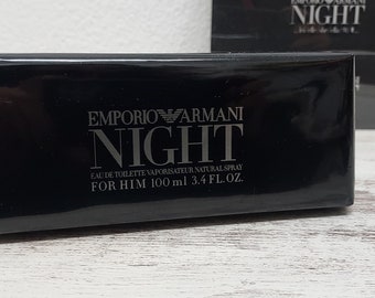Emporio Armani Night by Giorgio Armani Discontinued Mens Cologne 1.7 Fl Oz 50 Ml Eau De Toilette EDT Natural Spray Authentic Designer Etsy UK