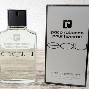 Paco Rabanne EAU pour Homme EDT (eau de toilette) 100ml. Millésime abandonné.